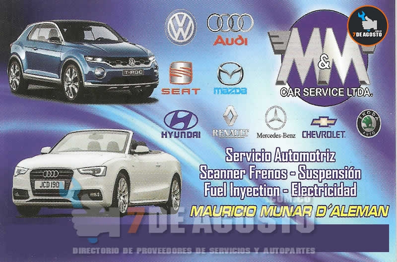 M&amp;M CAR SERVICE LTDA