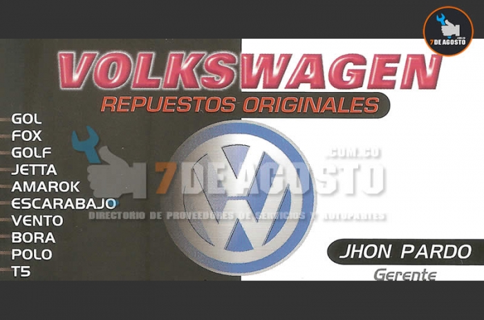 Volkswagen Repuestos Originales 4877