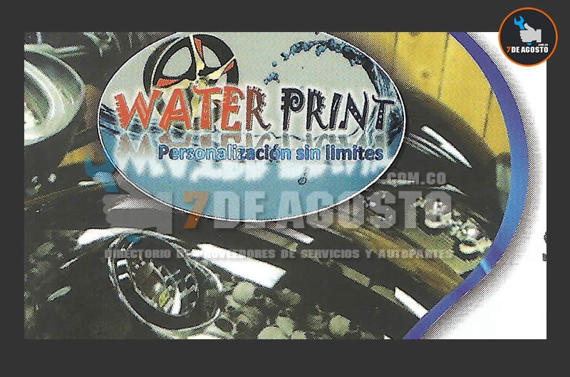 WATER PRINT VINILOS